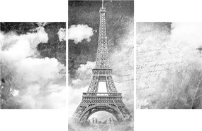 Kép - Vintage képeslap a városról N⁰3 (90x60 cm)