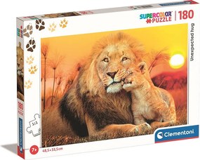 Oroszlán Unexpected Hug 180 db-os puzzle Clementoni