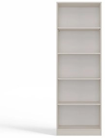 R60 polcos szekrény, könyvtartó, 60x182x30 cm, kasmír