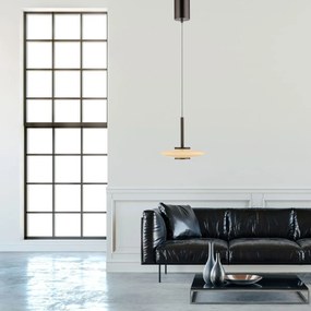 Paul Neuhaus modern függeszték pure vitrum barna ezüst pln2053-34