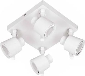 Spot négyzet alakú lámpa Adrilux FINA-4 Led fehér AL5 L28