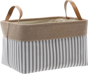 Csíkos tároló doboz 30 x 40 x 24 cm - l méret