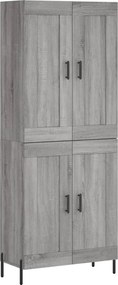 vidaXL szürke sonoma szerelt fa magasszekrény 69,5 x 34 x 180 cm