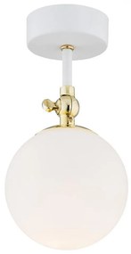 Argon 4002 - Fürdőszobai csillár LATINA 1xE14/7W/230V IP44 fehér/arany