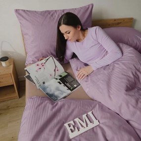 EMI Lila damasztszatén ágyneműhuzat