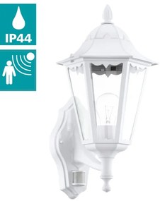 Eglo 93447 - Kültéri Fali lámpa érzékelővel NAVEDO 1xE27/60W/230V