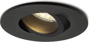 RENDL GALO R sĂŒllyesztett lĂĄmpa fekete 230V LED GU10 9W IP65