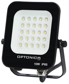 Optonica SMD LED Reflektor Fekete 10W 900lm 2700K meleg fehér 5723
