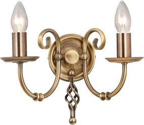 Elstead Lighting ARTISAN ART2-AGD-BRASS Fali lámpa 2x60W/E14