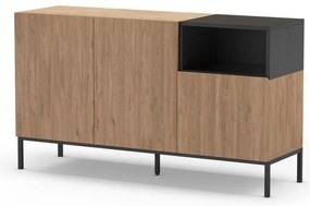 Natúr színű komód 140x80 cm Cailin – Marckeric