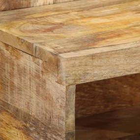 Éjjeli szekrény 50x27x50 cm tömör durva fa mangó