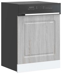 mosogatógép panel Kalmar szürke sonoma 60x1,5x67 cm gépi fa