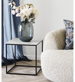 Tárolóasztal kő dekorral 45x45 cm Vita – House Nordic