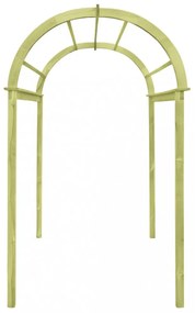 impregnált fenyőfa rácsos boltív 125 x 150 x 235 cm