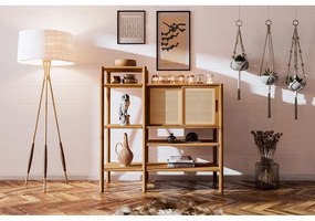 Tölgyfa könyvespolc 120x123 cm Pola - The Beds