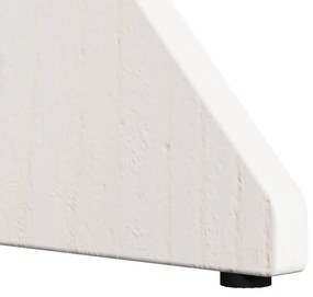 Dohányzóasztal 2 pcs Fehér 46 x 46 x 47 cm Tömör fenyőfa