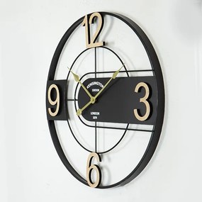 Falióra 1xAA átm. 60 cm fekete