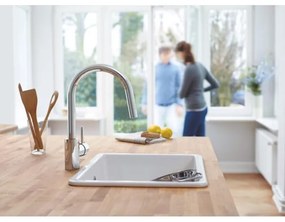 GROHE 31483002 - CONCETTO mosogató csaptelep, fényes króm