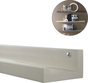 Fali kép polc FOTOPLANK 120 cm, bézs