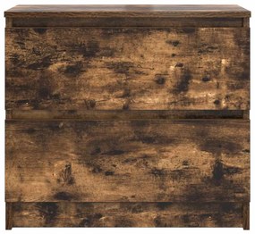 füstös tölgy színű szerelt fa TV-szekrény 60x35x54 cm