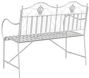 Pad Fehér Fém 103,5 x 59 x 89 cm Tartós Kültéri pad