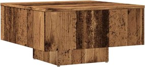 vidaXL antik fa színű szerelt fa dohányzóasztal 60 x 60 x 31,5 cm