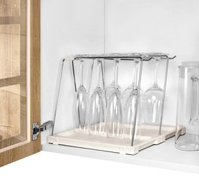 Műanyag borospohár tartó FlexiSpace – Tescoma
