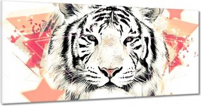 Vászonkép 180x90 Tigrisfej