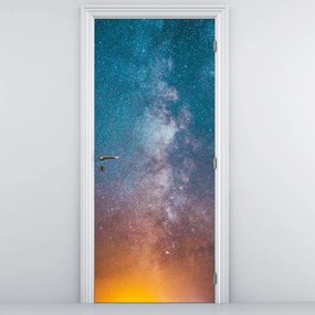Fotótapéta ajtóra - Tejút (95x205cm)