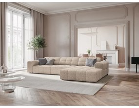Bézs sarokkanapé (jobb oldali) Chicago – Cosmopolitan Design