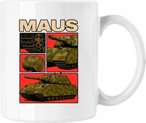 Wehrmacht bögre Maus fehér 330ml