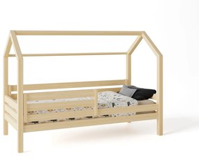 Házikó ágy prémium fiókkal ágy méret: 100 x 180 cm, fiók, lábak: lábakkal, fiók nélkül, Leesésgátlók: mindkettő