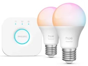 Kezdőkészlet Philips Hue WACA 2xE27/8W/230V 2200-6500K + összekötő eszköz