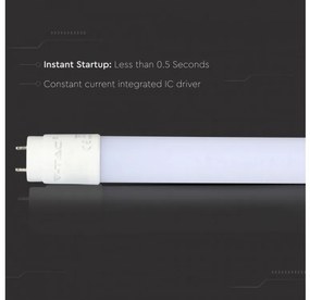 5 darab LED CSŐ 120 Cm Armatúrába T8, 18W 1700 Lumen G13 NANO PLAST Neon Cső Helyett