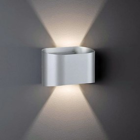 FISCHER&HONSEL 30425 WALL Modern Kültéri Fali Lámpa Ezüst LED IP44