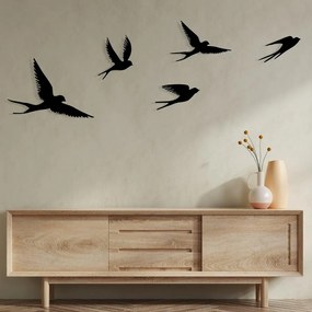 Fém fali dekoráció, Crow
