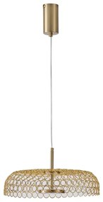 LED Csillár zsinóron LED/10W/230V 3000K arany átm. 35 cm