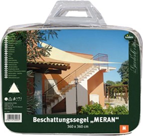 Napvitorla háromszög 5 x 5 x 5 m, Meran