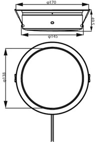 Philips - LED Beépíthető lámpa DIAMOND LED/6,5W/230V 4000K