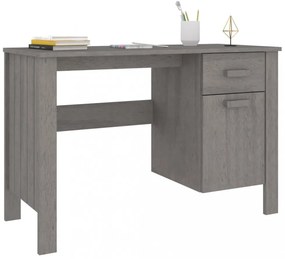 HAMAR világosszürke tömör fenyőfa íróasztal 113 x 50 x 75 cm