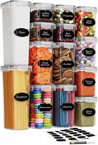 Pronett XJ5903 Ételtároló üvegkészlet 15 db.