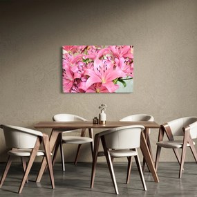 Kép - Rózsaszín liliomok (90x60 cm)