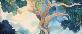 Kép – Kozmikus fa (120x50 cm)