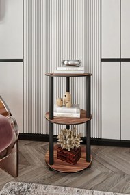 Bookshelf könyvespolc, dió, 34 cm