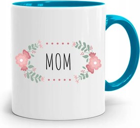 Kék Bögre Anyák Napjára Anyák Napi Ajándék fényképes nyomattal