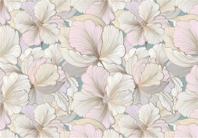 Flizelin fotótapéta Arany lótusz pasztell elegancia 254x184 +ragasztó