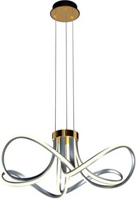Zuma Line ABRO MD5520-4-3BGBDT Függőlámpa 1x45W/LED 3000K 5300lm IP20