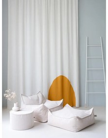 Krémszínű kordbársony gyerek babzsákfotel Chair – Wigiwama