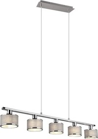 TRIO 311600506 KAPRUN Többágú Függesztett Lámpa Ezüst E14 IP20