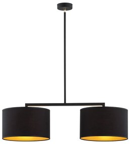 Argon 0899 - Csillár rúdon KARIN 2xE27/15W/230V fekete